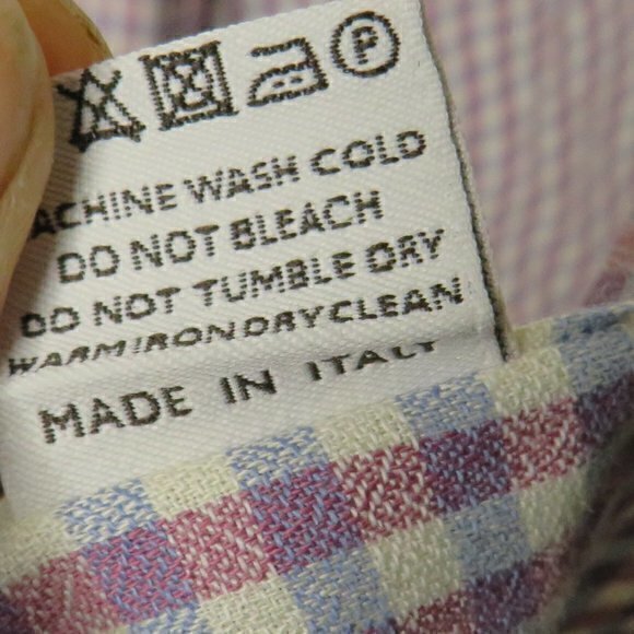 Canali‎ check print button front shirt - Picture 7 of 9